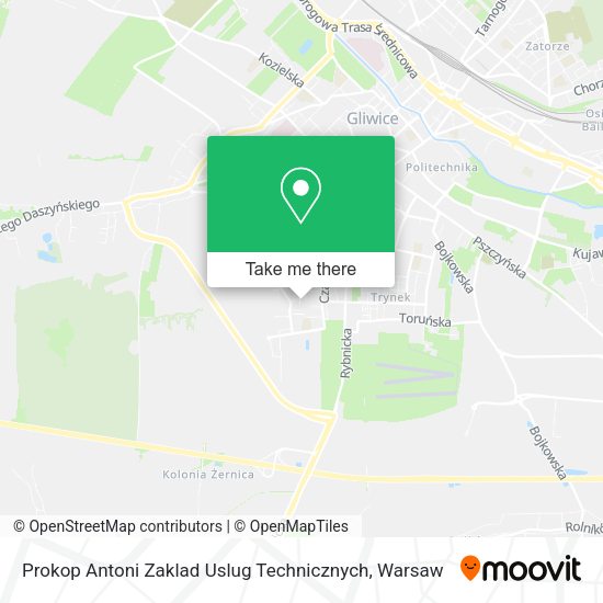 Prokop Antoni Zaklad Uslug Technicznych map