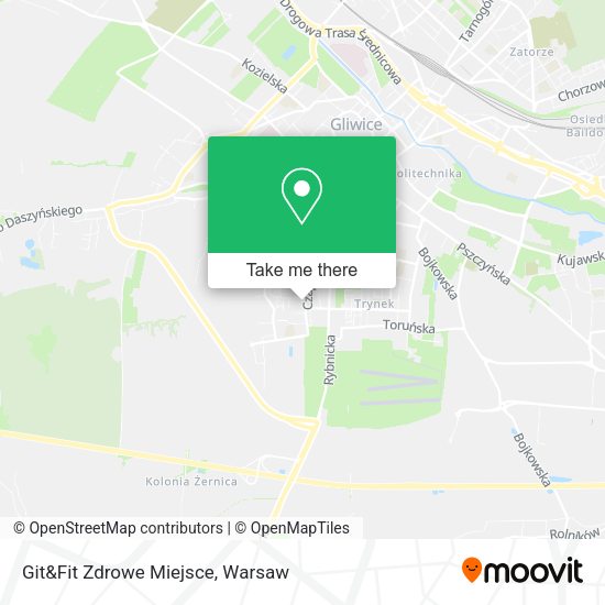 Git&Fit Zdrowe Miejsce map