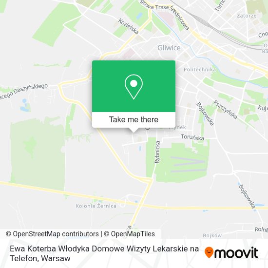 Ewa Koterba Włodyka Domowe Wizyty Lekarskie na Telefon map