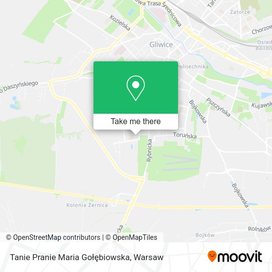 Tanie Pranie Maria Gołębiowska map