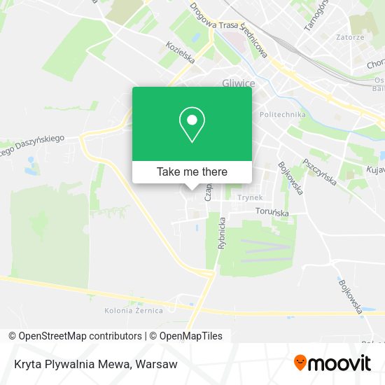 Kryta Plywalnia Mewa map