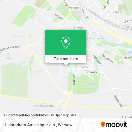 Карта Uniprodrem-Amica sp. z o.o.