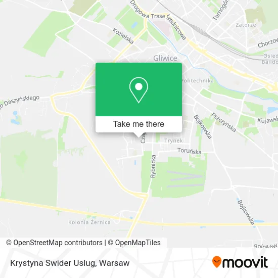 Карта Krystyna Swider Uslug