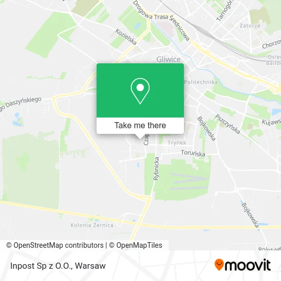 Inpost Sp z O.O. map