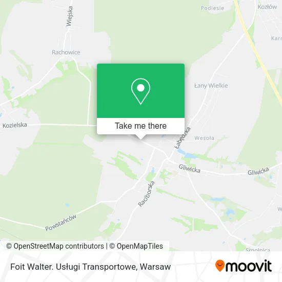 Карта Foit Walter. Usługi Transportowe