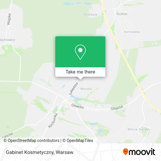 Карта Gabinet Kosmetyczny