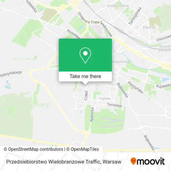 Карта Przedsiebiorstwo Wielobranzowe Traffic
