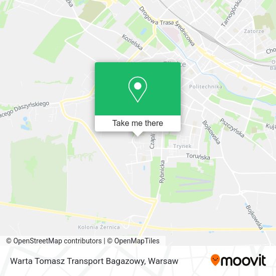 Карта Warta Tomasz Transport Bagazowy