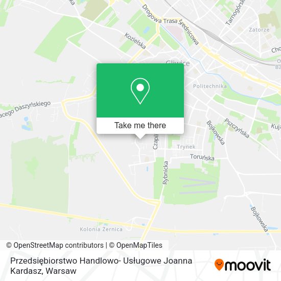 Przedsiębiorstwo Handlowo- Usługowe Joanna Kardasz map