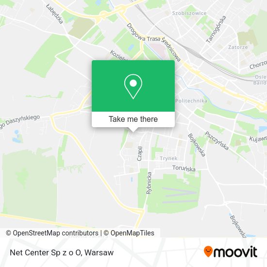 Net Center Sp z o O map