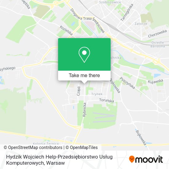 Hydzik Wojciech Help-Przedsiębiorstwo Usług Komputerowych map