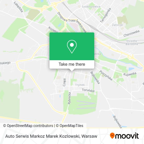 Auto Serwis Markoz Marek Kozlowski map