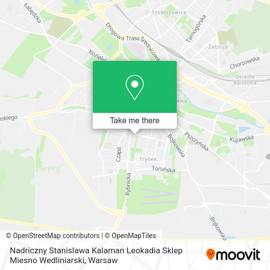 Nadriczny Stanislawa Kalaman Leokadia Sklep Miesno Wedliniarski map