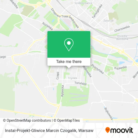 Карта Instal-Projekt-Gliwice Marcin Czogalik