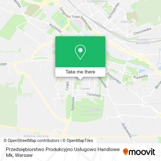 Przedsiębiorstwo Produkcyjno Usługowo Handlowe Mk map