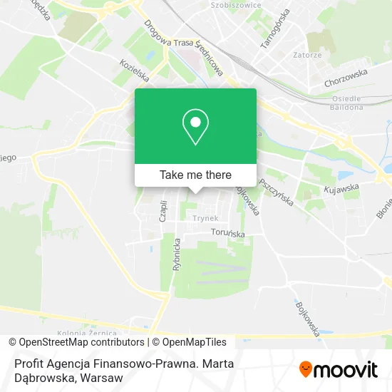 Profit Agencja Finansowo-Prawna. Marta Dąbrowska map