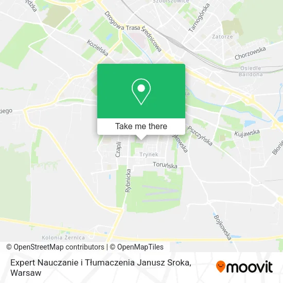 Expert Nauczanie i Tłumaczenia Janusz Sroka map
