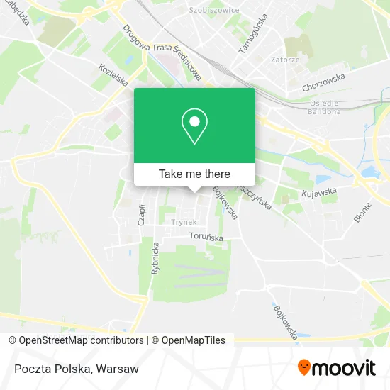 Карта Poczta Polska