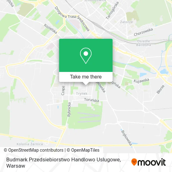 Карта Budmark Przedsiebiorstwo Handlowo Uslugowe