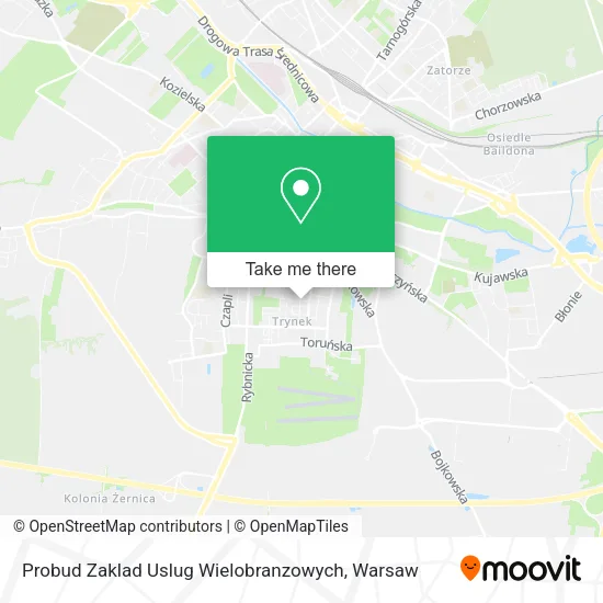 Карта Probud Zaklad Uslug Wielobranzowych