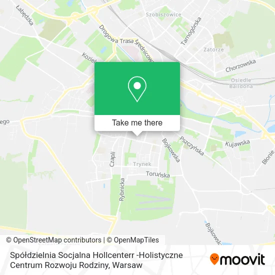Карта Spółdzielnia Socjalna Hollcenterr -Holistyczne Centrum Rozwoju Rodziny
