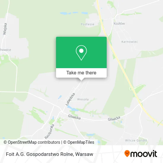 Карта Foit A.G. Gospodarstwo Rolne
