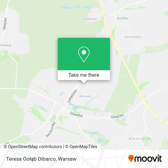 Карта Teresa Gołąb Dibarco