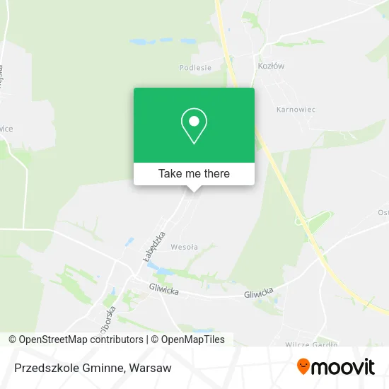 Карта Przedszkole Gminne