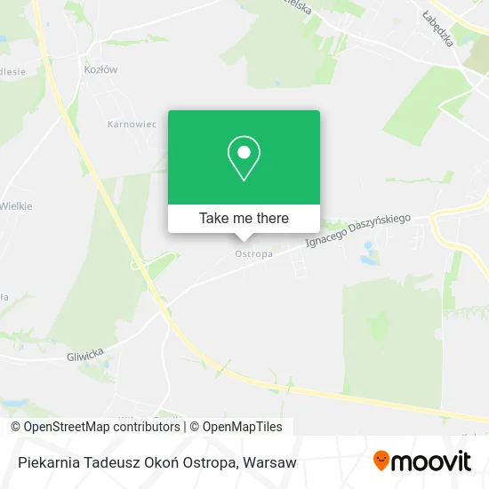 Карта Piekarnia Tadeusz Okoń Ostropa