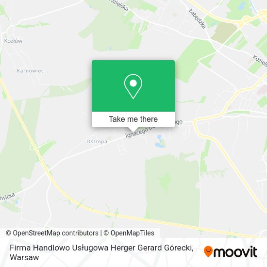 Firma Handlowo Usługowa Herger Gerard Górecki map