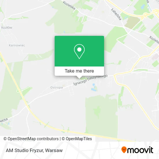 Карта AM Studio Fryzur