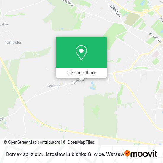 Domex sp. z o.o. Jarosław Łubianka Gliwice map