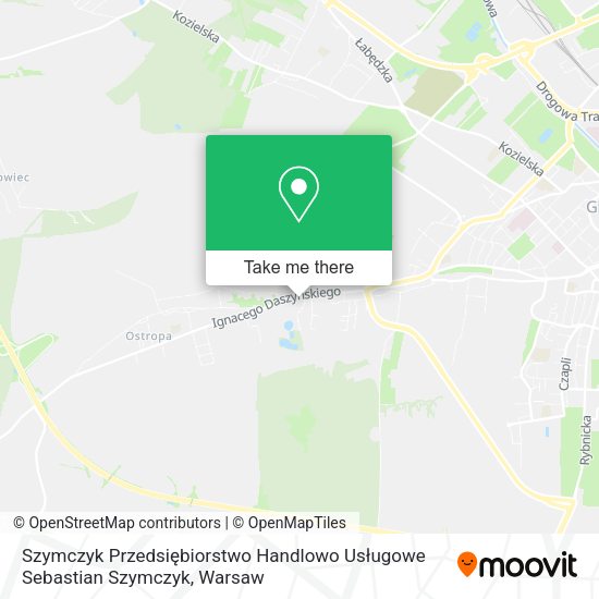 Szymczyk Przedsiębiorstwo Handlowo Usługowe Sebastian Szymczyk map