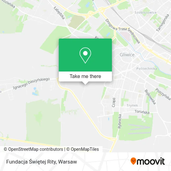 Fundacja Świętej Rity map