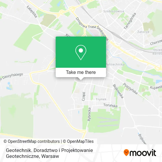 Карта Geotechnik. Doradztwo i Projektowanie Geotechniczne