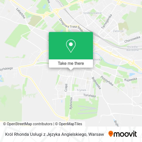 Król Rhonda Usługi z Języka Angielskiego map