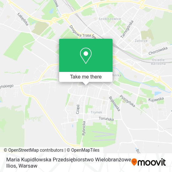 Maria Kupidłowska Przedsiębiorstwo Wielobranżowe Ilios map