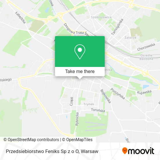 Карта Przedsiebiorstwo Feniks Sp z o O