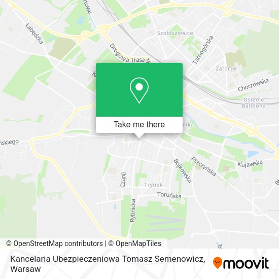 Kancelaria Ubezpieczeniowa Tomasz Semenowicz map