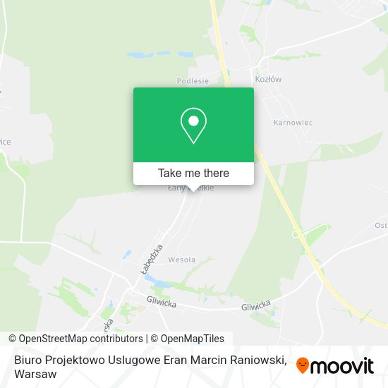 Biuro Projektowo Uslugowe Eran Marcin Raniowski map