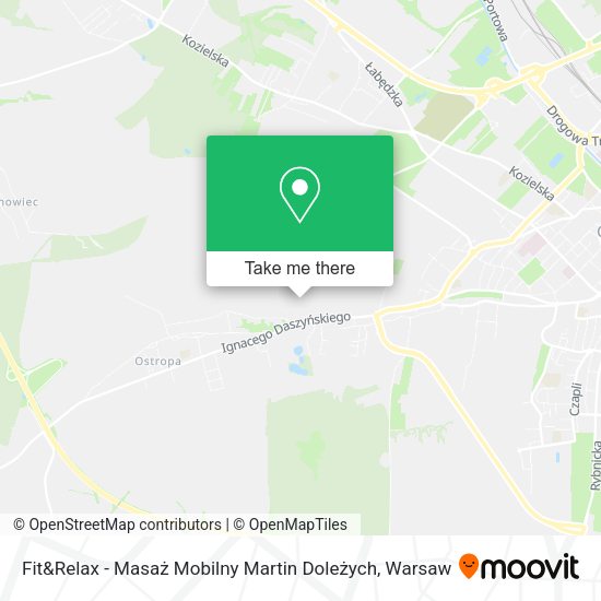 Fit&Relax - Masaż Mobilny Martin Doleżych map