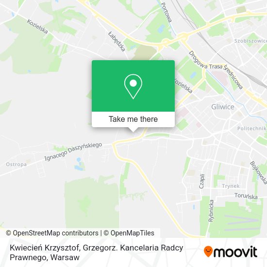 Kwiecień Krzysztof, Grzegorz. Kancelaria Radcy Prawnego map