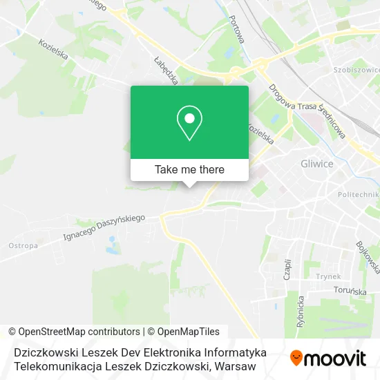 Карта Dziczkowski Leszek Dev Elektronika Informatyka Telekomunikacja Leszek Dziczkowski