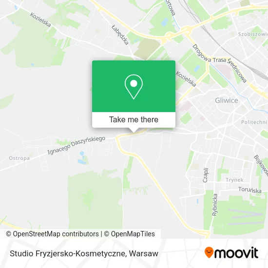 Карта Studio Fryzjersko-Kosmetyczne