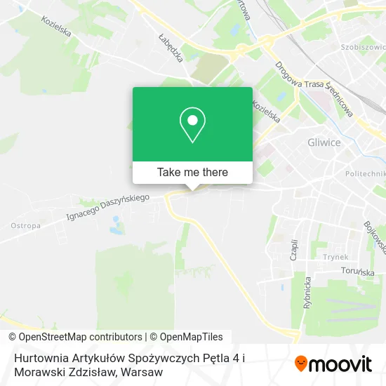 Карта Hurtownia Artykułów Spożywczych Pętla 4 i Morawski Zdzisław