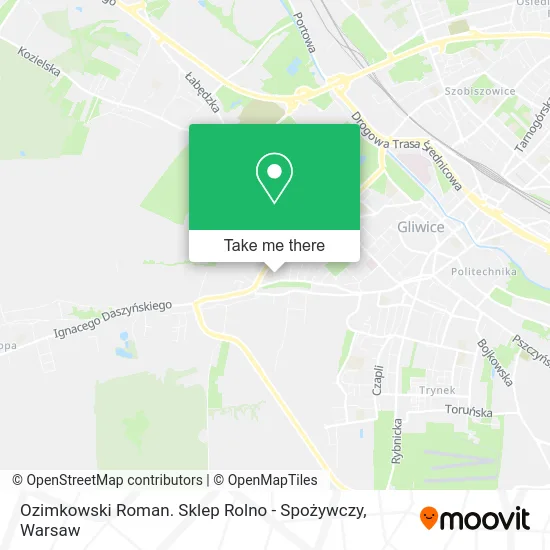 Карта Ozimkowski Roman. Sklep Rolno - Spożywczy