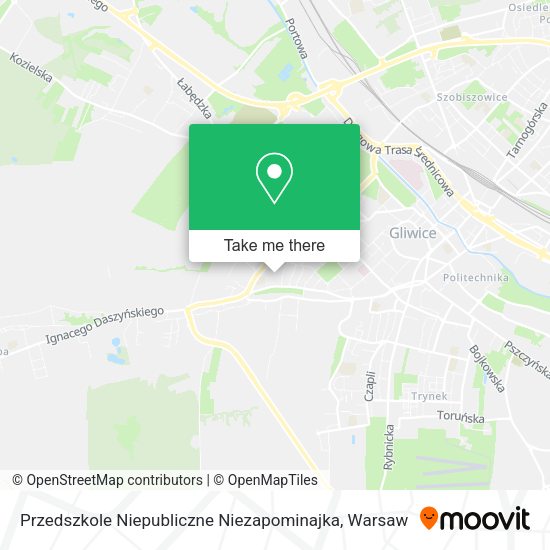 Przedszkole Niepubliczne Niezapominajka map