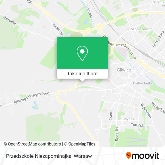 Przedszkole Niezapominajka map