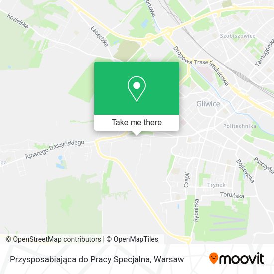 Przysposabiająca do Pracy Specjalna map