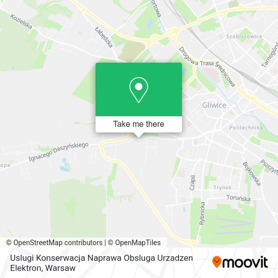 Uslugi Konserwacja Naprawa Obsluga Urzadzen Elektron map